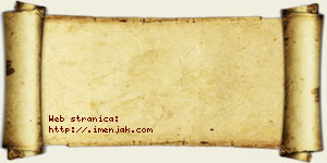 Emilija Zimonjić vizit kartica